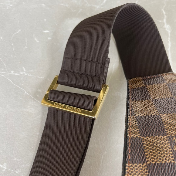 Louis Vuitton Damier Ebene Canvas Geronimos Unisex Crossbody Sling Belt Bag - Picture 9 of 17